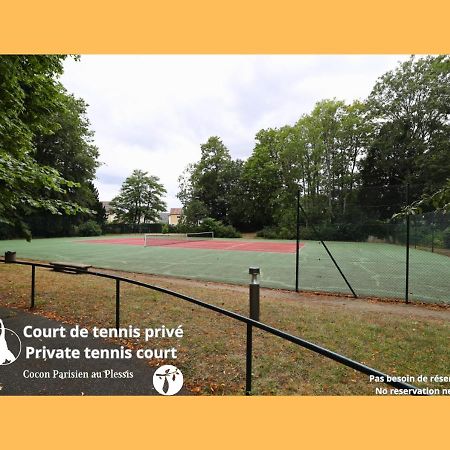Ferienwohnung Cocon Parisien Au Plessis - Court De Tennis Prive Le Plessis-Bouchard Exterior foto